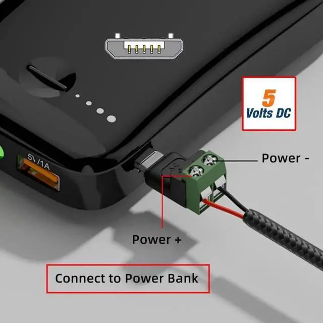 Alt view image 2 of 7 - JAENFONG 5pcs/Set Micro USB 5Pin Male to 2Pin Terminal Fast Charge Adapter DIY OEM Repair Solderless Connector DC 5V USB2.0 Power