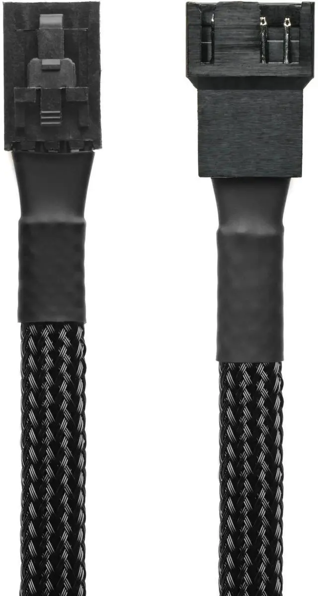 Main image of JAENFONG 4-Pin PWM PC Fan Adapter Cable for Dell Motherboards - 6-inch (15cm), Black Sleeved - Connect Standard PWM Computer Fans to Dell Latching 4-Pin Fan Headers