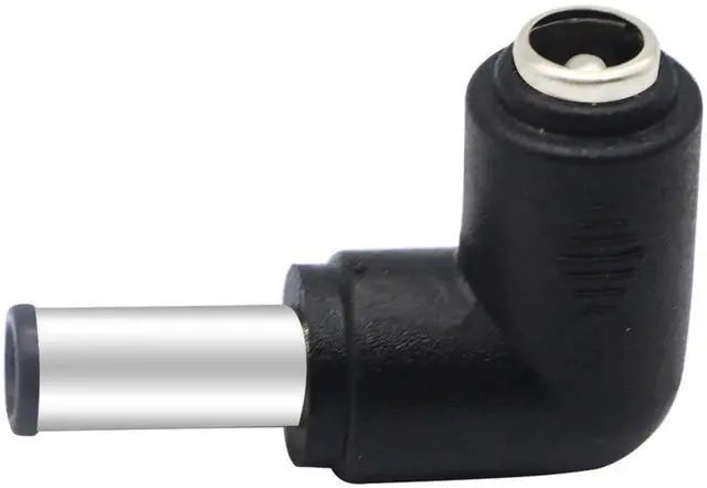 Alt view image 6 of 7 - JAENFONG DC6.0x4.3mm Male 90 Degree Angle to DC5.5x2.1mm Female Adapter 5 Volt DC Barrel Power Jack Charging Cable Connector for Tablet (DC6.0x4.3mm)(2pack)