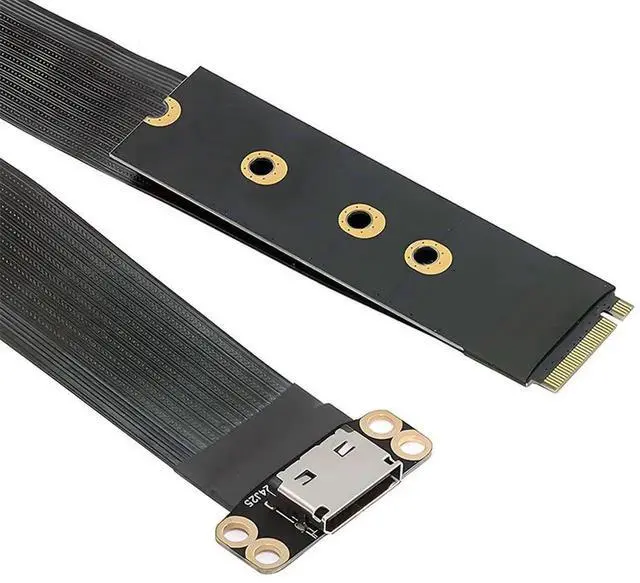 Main image of JAENFONG M.2 M-Key 2280 NGFF PCI-E4.0 to Oculink SFF-8612 SFF-8611 Host Cable 15cm for NVME U.2 SSD eGPU