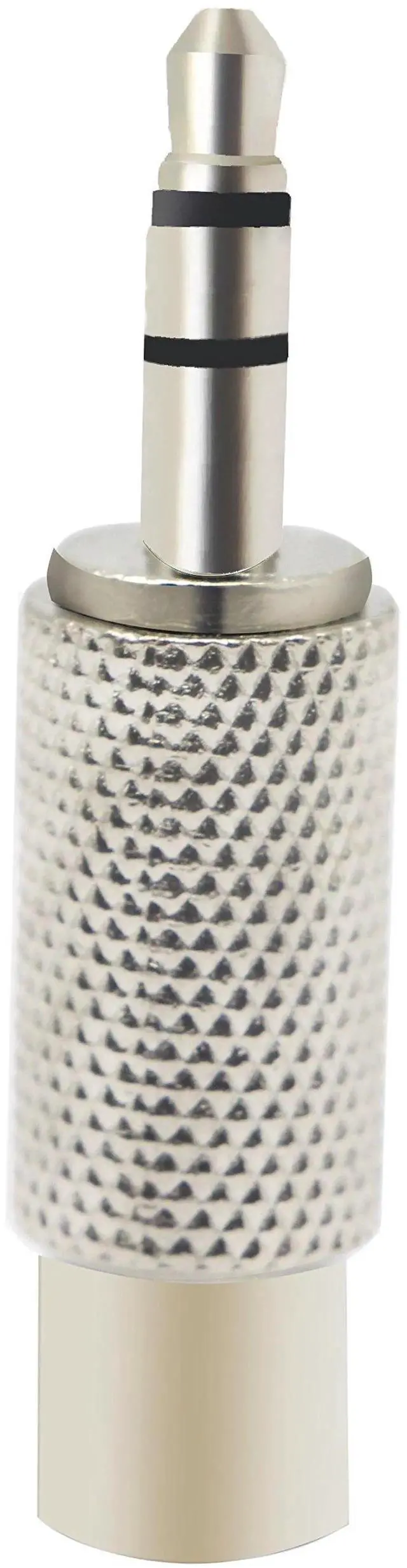 Alt view image 6 of 7 - JAENFONG RCA to 3.5MM Audio Adapter Metal 3.5mm (1/8 Inch) Stereo Plug Male to RCA Female Jack Adaptor Connector(Silver)(2 Packs, 3-Pole)