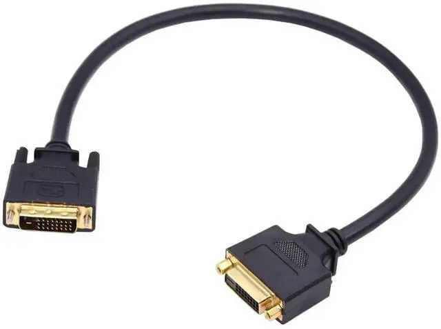 Alt view image 7 of 7 - JAENFONG DVI 24+1 Male to Female Extension Cable 1.64FT/50cm, DVI-D Dual Link Digital Video for Monitor Graphics Card