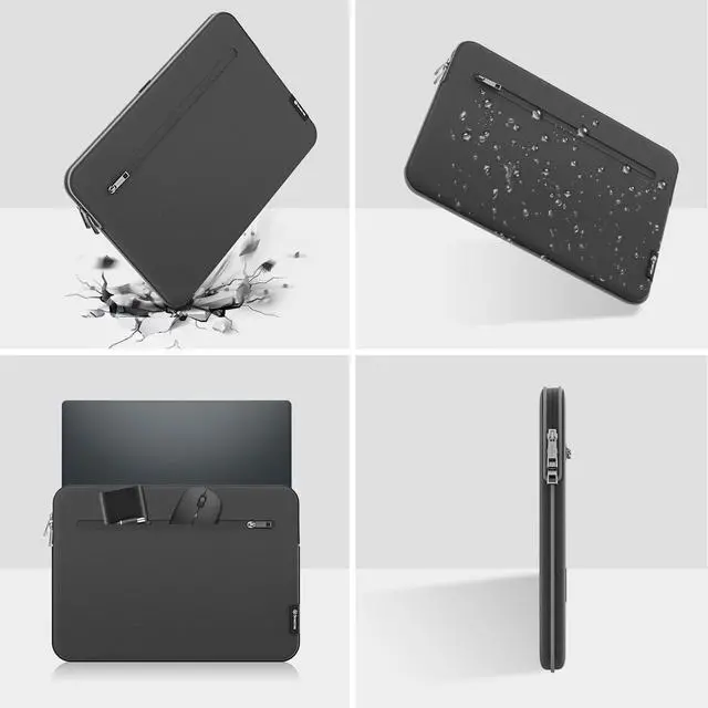 Alt view image 4 of 5 - Smatree SlimPro Laptop Sleeve Case for 16 inch Apple MacBook Pro 2019 A2141, for 15.4 inch MacBook Pro 2014/2015 A1398, Case with Swift-Access Accessory Pocket, Patented Super-Corner Design (S619)