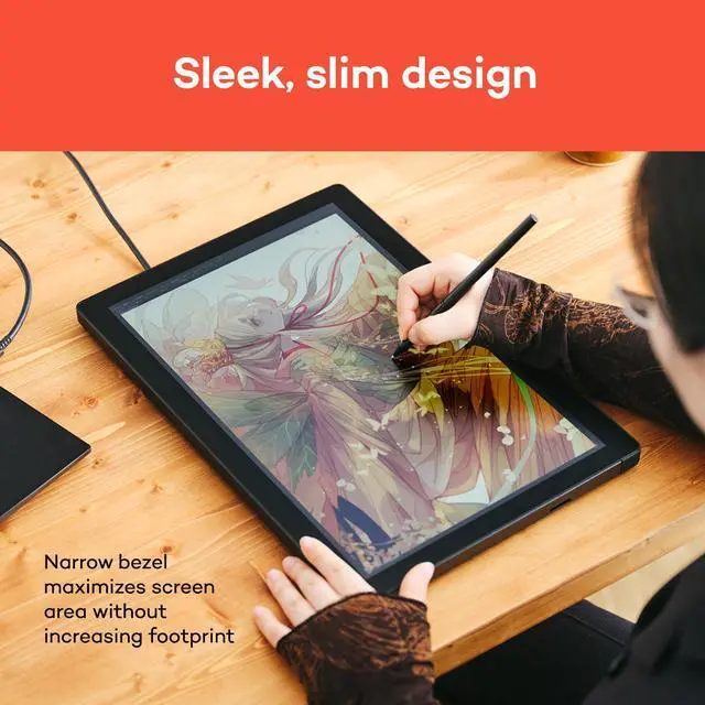 Alt view image 5 of 5 - Wacom Cintiq 16 Drawing Tablet with Screen, 16 inch Display, Pro Pen 3 (Battery-Free), 100% sRGB Pen Display for Artists, Designers, Animation, Game Dev, Works with Mac, PC