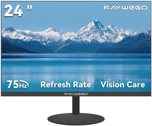 Main image of 24-inch Flat Gaming Computer Monitor IPS 75Hz FHD(1920×1080P), 99% sRGB,1ms Response Time, 250cd/m²,AMD Freesync, Crosshair & Eye-Care Tech,Low Blue Light,HDMI×2,Supports Wall-Mounted