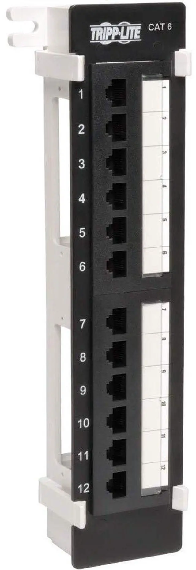 Main image of Tripp Lite N250-012 12-Port Cat6 Wall-Mount Vertical 110 Patch Panel