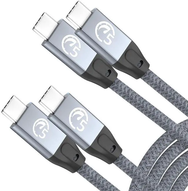 Main image of UseBean USB C to USB C Cable 100W 20FT 2Pack, Long USBC Monitor Display Cable 4K Video, Type-C Charger Fast Charging Cord for Xreal MacBook Pro, iPad, iPhone 16 Pro, Galaxy S25, Dell, LG