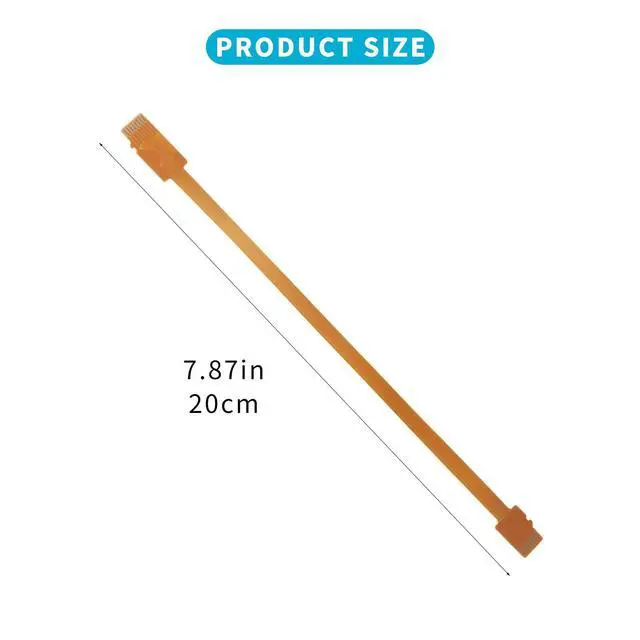 Alt view image 2 of 5 - PinQiongZhe Micro SD Card Male to Micro SD Card Male Extension Cable Adapter Micro SD Card FPC Flexible Dual Male Adapter Cable External Inspection Micro SD Card Holder Extension Cable (7.9in/20cm)