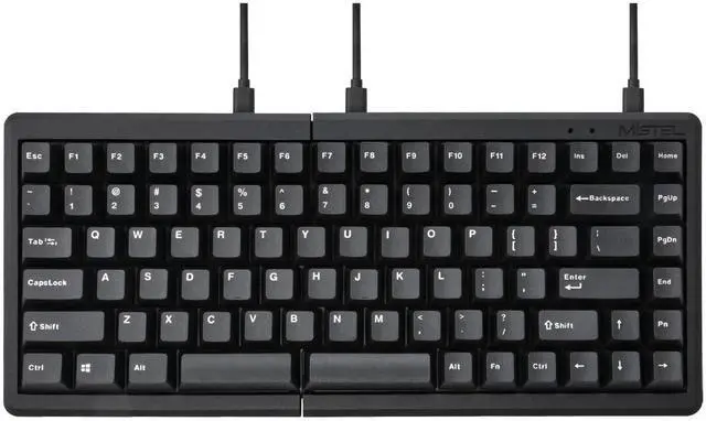Main image of BAROCCOMiSTEL MD770 Classic Black/WF, TKL Ergonomic Mechanical Keyboard, Cherry MX, Split-Alice Layout, PBT DoubleShot Keycap, Mac/Windows OS Compatible (Blue)
