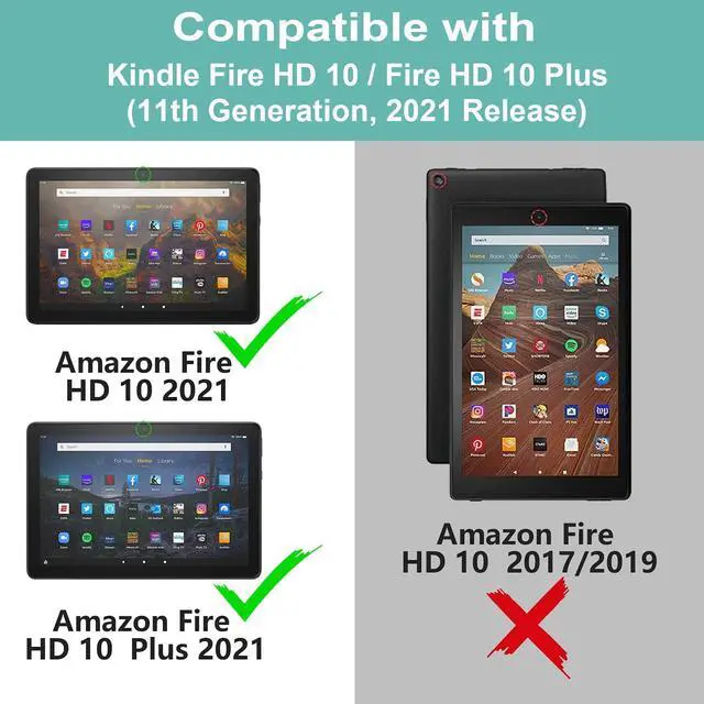 Alt view image 2 of 5 - WEUIUJKILO Case for All-New Kindle Fire HD 10 & Fire HD 10 Plus Tablet (11th Generation, 2021 Release) - Bible Verses Proverbs 31:25 Design Slim PU Leather Stand Cover with Auto Sleep Wake