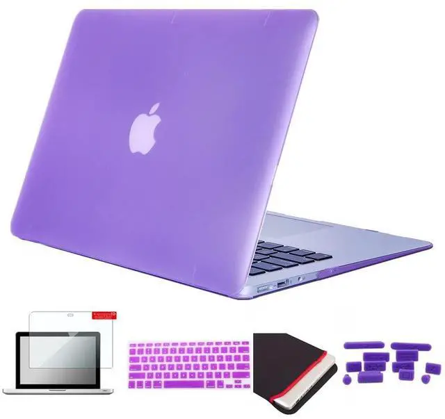 Main image of Se7enline Compatible with MacBook Pro 15 inch Case Model A1398 2015/2014/2013/2012 Laptop Hard Shell Protective Case&Sleeve Bag&Keyboard Cover Skin&Screen Protector&Dust Plug,Light Purple
