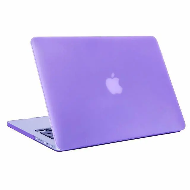 Alt view image 4 of 5 - Se7enline Compatible with MacBook Pro 15 inch Case Model A1398 2015/2014/2013/2012 Laptop Hard Shell Protective Case&Sleeve Bag&Keyboard Cover Skin&Screen Protector&Dust Plug,Light Purple