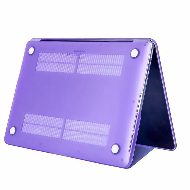 Alt view image 5 of 5 - Se7enline Compatible with MacBook Pro 15 inch Case Model A1398 2015/2014/2013/2012 Laptop Hard Shell Protective Case&Sleeve Bag&Keyboard Cover Skin&Screen Protector&Dust Plug,Light Purple