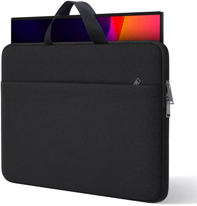 Main image of 24 Inch Portable Monitor Case Carrying Sleeve Compatible with 23.8-24 Inch Portable Large Monitor with Handle Pocket, Protective Travel Shockproof-Padded Accessory Bag