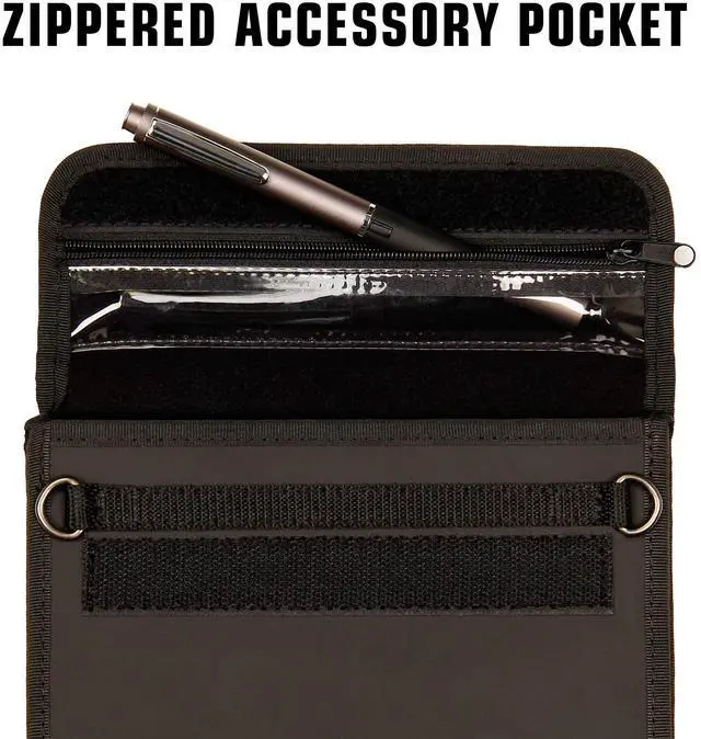 Alt view image 5 of 5 - USA GEAR 10" Tablet Case Sleeve, Designed in The U.S., with Open Front & Shoulder Strap  Compatible with iPad 10.2 9th Gen, Samsung Galaxy Tab A 10.1, Tab S6 Lite, and More 10" Tablets