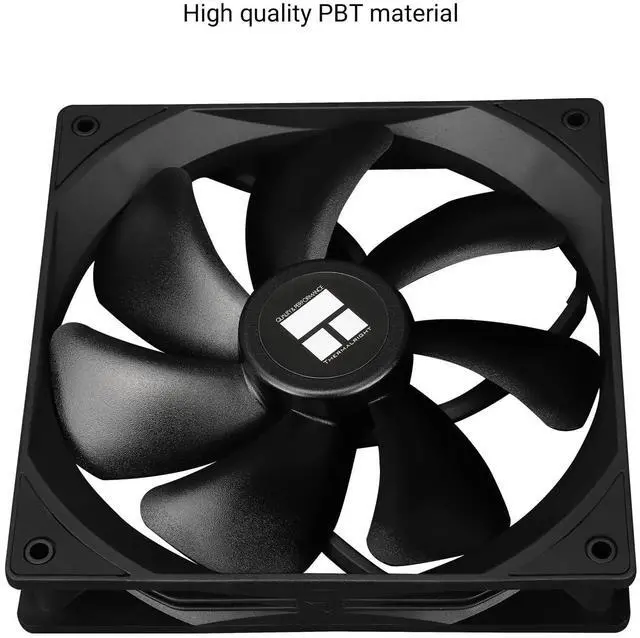 Alt view image 5 of 5 - Thermalright TL-C14C X3 CPU Case Fan 140mm, PWM Fan Silent Computer CPU Fan with 1500RPM Speed, CPU Cooling Black Fan,3 Quantities