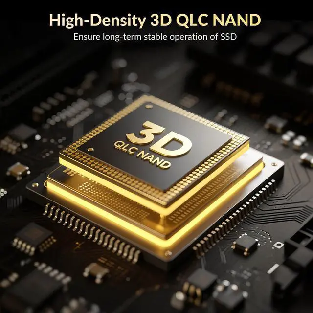 Alt view image 4 of 5 - iDsonix 512GB NVMe M.2 SSD for PC - with Heatsink, PCIe 4.0 up to 6300/3100 MB/s Read/Write, 3D NAND Internal Gaming SSD for Game Enthusiasts, IT Professionals