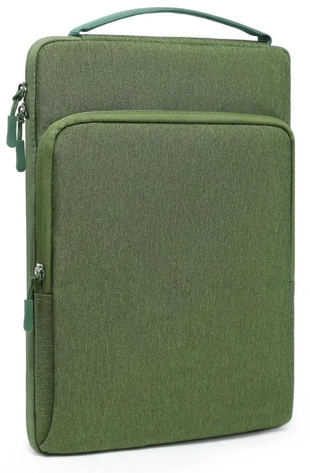 Main image of HYZUO 15-16 Inch Laptop Bag Sleeve for MacBook Pro 16 M4 M3 M2 M1 2025-2019, 15" Surface Book, Notebook Case for 15" 15.6" Dell HP Lenovo ThinkBook Asus Acer Samsung Huawei, Grass Green