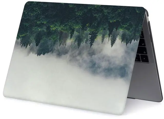Alt view image 5 of 5 - Case Compatible with MacBook Pro 15 inch 2019 2018 2017 2016 Release A1990 A1707, Plastic Protective Hard Cover & Keyboard Cover & Sleeve for MacBook Pro 15,4 with Touch Bar - Forest