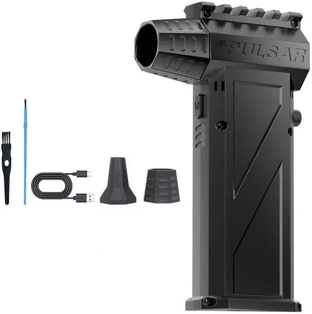 Main image of Compressed Air Duster, 140000RPM Super Power Cordless Electric Air Duster, Rechargeable Air Blower Desk Cleaning Kit for Computer Keyboard Home Car Outdoor Dust Removal