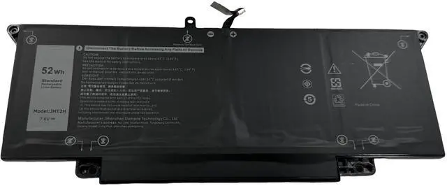 Main image of Xaocaige JHT2H Laptop Battery Replacement for Dell Latitude 7310 7410 / Latitude 7410 Chromebook Enterprise Series Laptop Y7HR3 35J09 4V5X2 HRGYV WY9MP XMV7T 009YYF 7.6V 52Wh