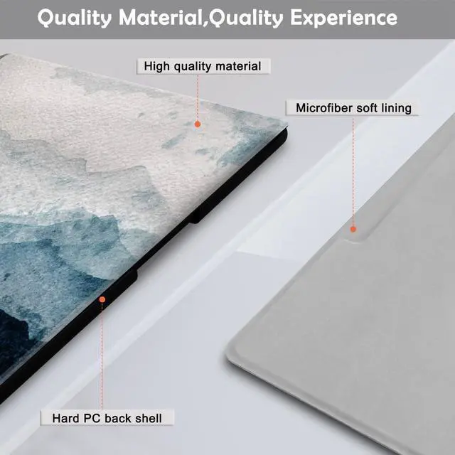 Alt view image 5 of 5 - Aippdo Case for Remarkable 2 Paper Tablet 10.3" 2020 Released,Lightweight and Hard Back Shell Protective Book Folio Cover with Built-in Pen Holder,Comes with Remarkable 2 Pen Tips.