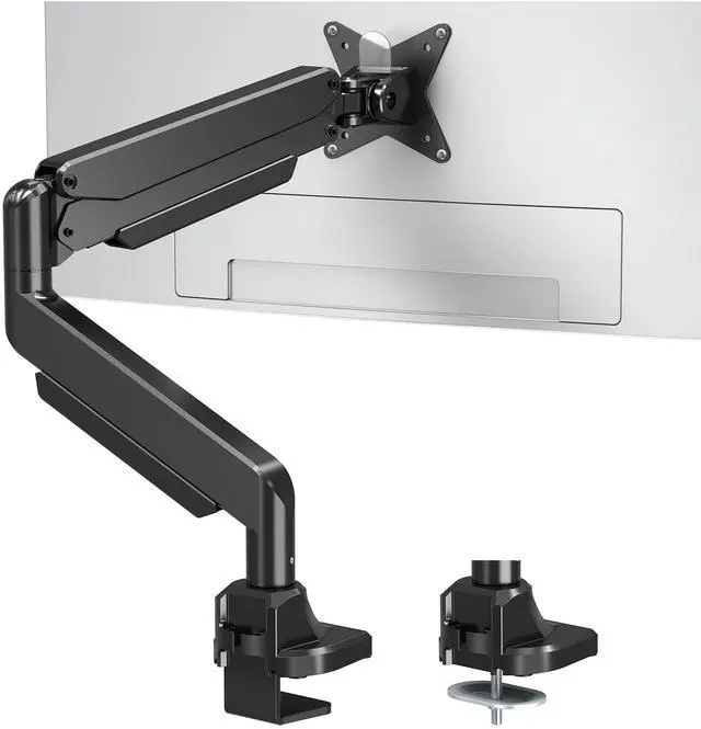 Alt view image 2 of 5 - MOUNTUP Single Monitor Mount fits 17''-43'' Ultrawide Screen, Holds 6.6-33lbs, Computer Monitor Arm Desk Mount + MOUNTUP VESA Mount Extender, Monitor VESA Extension Bracket Adapter for 17-35'' Screens