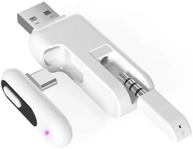 Main image of YOCOWOCO USB-C Bluetooth Adapter for PS5, 2-in-1 USB-A Bluetooth Audio Adapter for PS4 with aptX-Adaptive & Low Latency, Wireless Audio Transmitter to Connect Bluetooth Headphones & Earbuds