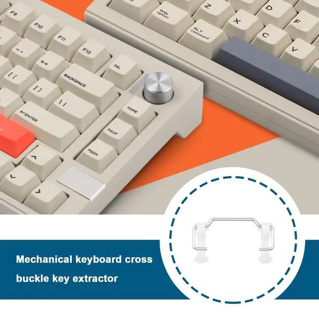 Alt view image 2 of 5 - Stabilizers with Raised Wire 1 x 6.25u and 4 x 2u PCB Screw-in Stabilizers Compatible with GH60 87 Tenkeyless Keyboard/MX Mechanical Keyboard Satellite Axis