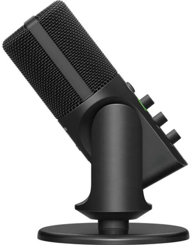 Alt view image 4 of 5 - Sennheiser Profile USB Condenser Microphone with Desktop Stand Bundled with Microphone Boom Arm + Wind Screen Pop Filter + Microfiber Cleaning Cloth (4 Items)