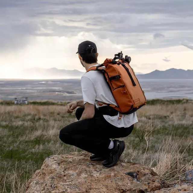 Alt view image 5 of 5 - WANDRD All New PRVKE 21L V4: Weatherproof Travel and Camera Backpack, Everyday Carry Bag with Laptop Sleeve, Quick Side Access, Rolltop Expansion, Clamshell Opening  Versatile Photography Backpack