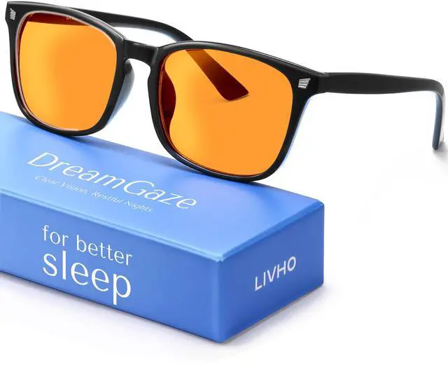 Main image of DreamGaze Blue Blocking Glasses for Better Sleep, Anti Blue Light Glasses Men, Gaming Glasses For Men, Anti Eyestrain