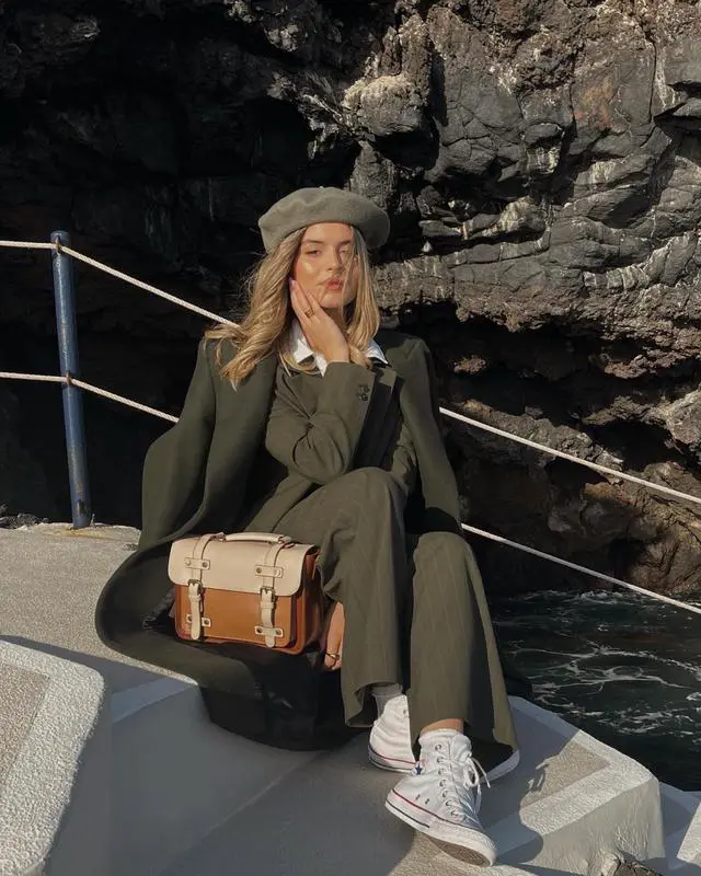 Alt view image 2 of 5 - ECOSUSI Women's PU Leather Crossbody Messenger Bag 11 inch Satchel Purse for Work College Shoulder Handbags with Adjustable Straps