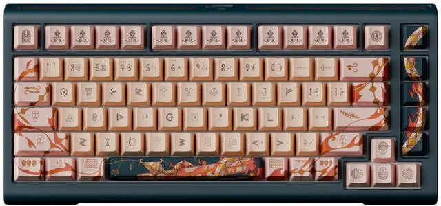 Main image of Ducky Year of The Snake 2025 Zodiac Edition RGB Mechanical Keyboard - Cherry Red Switch (Cherry Brown Switch)