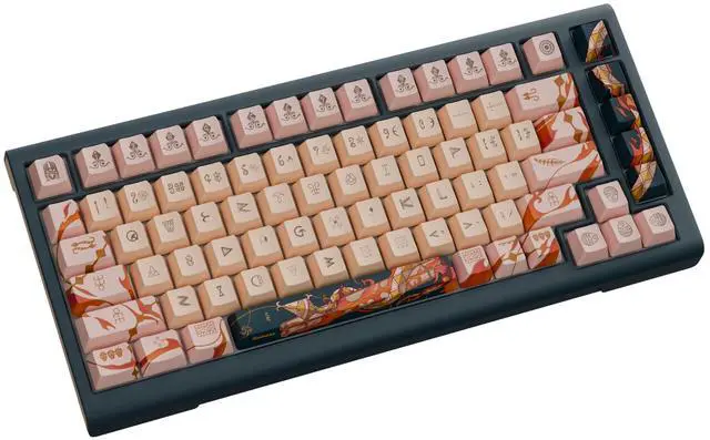 Alt view image 3 of 5 - Ducky Year of The Snake 2025 Zodiac Edition RGB Mechanical Keyboard - Cherry Red Switch (Cherry Brown Switch)