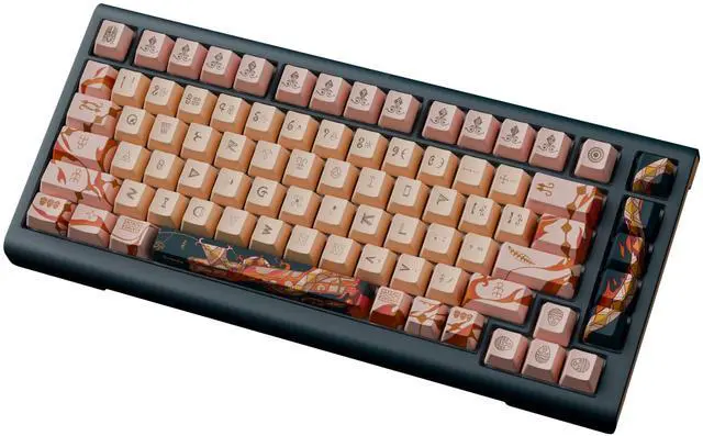 Alt view image 5 of 5 - Ducky Year of The Snake 2025 Zodiac Edition RGB Mechanical Keyboard - Cherry Red Switch (Cherry Brown Switch)