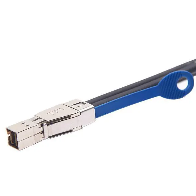 Alt view image 5 of 5 - ipolex External Mini SAS HD SFF-8644 to SFF-8644 (SAS 3.0) Cable, Full Duplex 12Gbps for Servers, RAID Controllers, Host Bus Adapters (HBA), JBOD, 100 Ohms, 1.5-m(4.92ft)