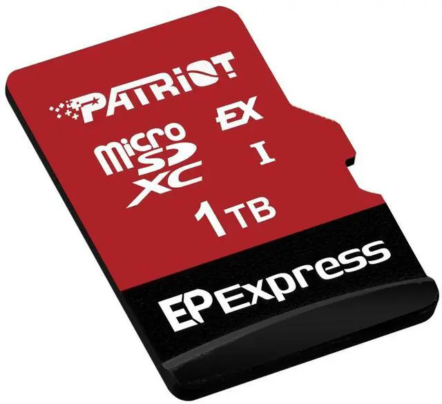 Main image of Patriot EP Series 1TB Micro SDXC Express V30 UHS-I U3 4K UHD Memory Card - PEF1TEPEXMCX - Compatible with Nintendo Switch 2 - Read Speed up to 800MB/s, Write Speed up to 600MB/s