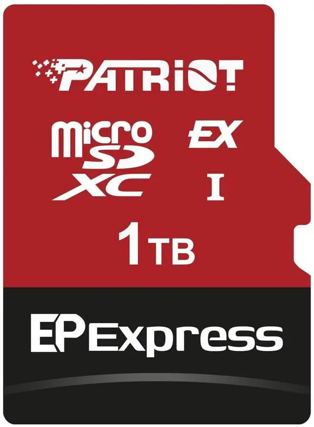Alt view image 2 of 3 - Patriot EP Series 1TB Micro SDXC Express V30 UHS-I U3 4K UHD Memory Card - PEF1TEPEXMCX - Compatible with Nintendo Switch 2 - Read Speed up to 800MB/s, Write Speed up to 600MB/s