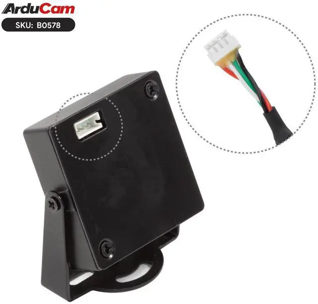 Alt view image 5 of 5 - Arducam 2.3MP USB Camera Module, Global Shutter 110°(D) Wide Angle Lightburn Camera, 1080p@90fps High Speed USB 2.0 UVC Webcam for Windows, Linux, Android, and Mac OS