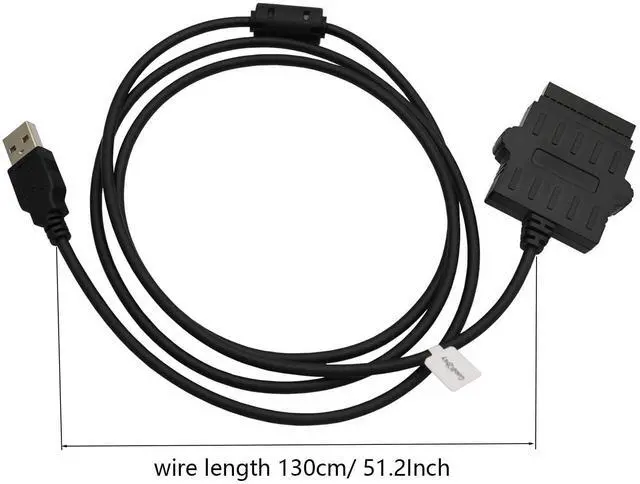 Alt view image 2 of 5 - GoodQbuy PMKN4010 PMKN4010B USB Programming Cable Compatible for Motorola XPR5550 XPR4550 XPR4350 XPR5350 XPR8300 XPR4300 XPR4500 DR3000 XiR M8268 Radio