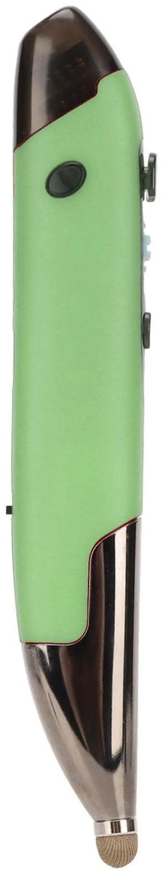 Alt view image 4 of 5 - Wireless Pocket Pen Mouse, Lychee Ergonomic 2-in-1 Adjustable Handwriting Mouse with Function, 800/1200/1600 DPI, for PC Laptop (Green)