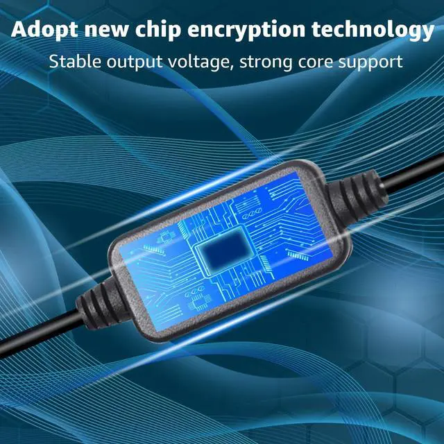 Alt view image 3 of 5 - Hodeoo Type-c to RJ11 Radar Detector Power Cable,DC 5V-12V Power Cable Replacement for Uniden, Escort, Radenso XP, Beltronics & Whistler Radar Detectors (13FT Length)