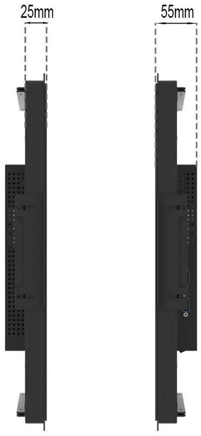 Alt view image 4 of 5 - GreenTouch 27 inch 10 Points PCAP Open Frame Touch Screen LCD Display Monitors HDMI+VGA+DVI 1920x1080 Black