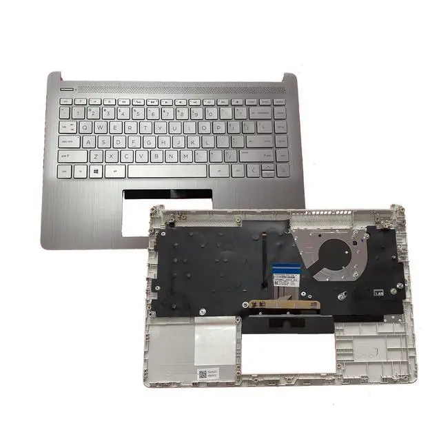 Alt view image 3 of 5 - L88206-001 Replacement for HP Pavilion X360 14T-DQ 14s-fq 14-DQ 14s-dr Laptop Upper Top Cover Case Palmrest Backlit US Keyboard Assembly Part