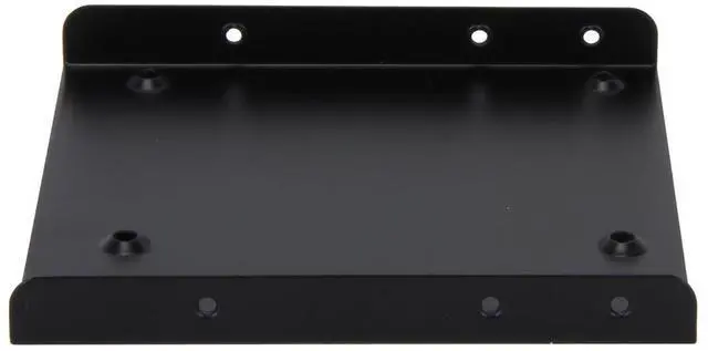 Alt view image 3 of 4 - BYTECC Bracket - 125 HDD / SSD 1 x 2.5 Drive to 3.5" Bay Metal Mounting Kit  OEM (SSD HDD 2.5 to 3.5 OEM)
