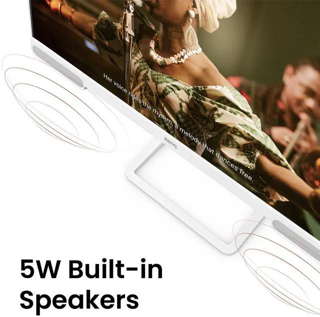 Alt view image 4 of 5 - BenQ EW2790U 27 4K 3840x2160 Premium Monitor with 95% P3 Color Coverage, Exclusive AI Contrast Technology, Built-in 5W Speakers, 1 USB Type-C, 3 HDMI Ports, Ergonomic Design, and Eye-Care Technology