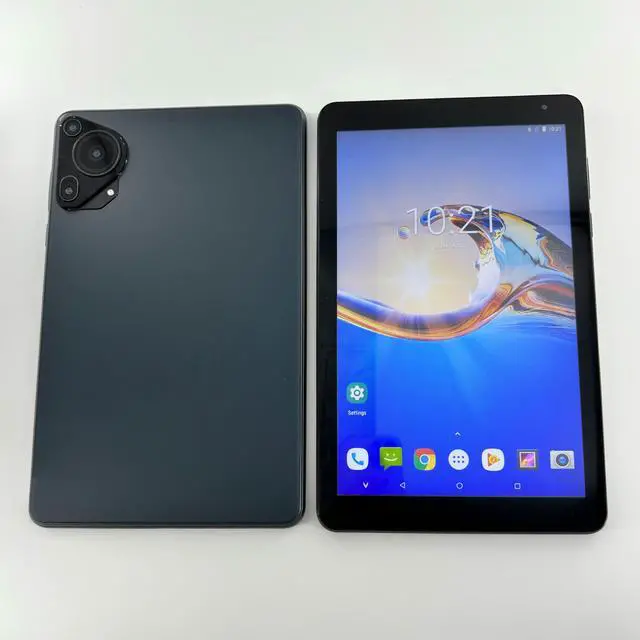 Alt view image 3 of 5 - 10.1 Inch Android Tablet PC with Keyboard & Stylus, 8-Core Processor T806 GPU, 3GB RAM 128GB Storage, 4G LTE SIM Slot, 5000mAh Battery,5MP+16MP Cameras for Work and Entertainment (Grey, G2)