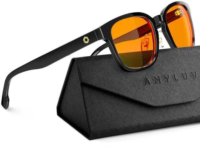 Main image of ANYLUV Blue Light Glasses Men Women Computer Gaming Glasses Anti Eyestrain Lightweight Blue Light Blocking Glasses