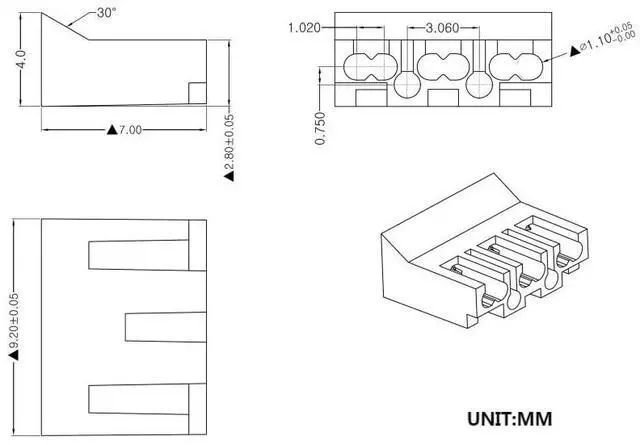 Alt view image 4 of 5 - W-NECTOUN CAT6 Connector 2-PC Set,100-PACK Cat6 RJ45 Ends,UTP Network Plug for Solid Strand Cable